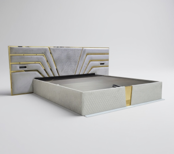 Tufted King Bed